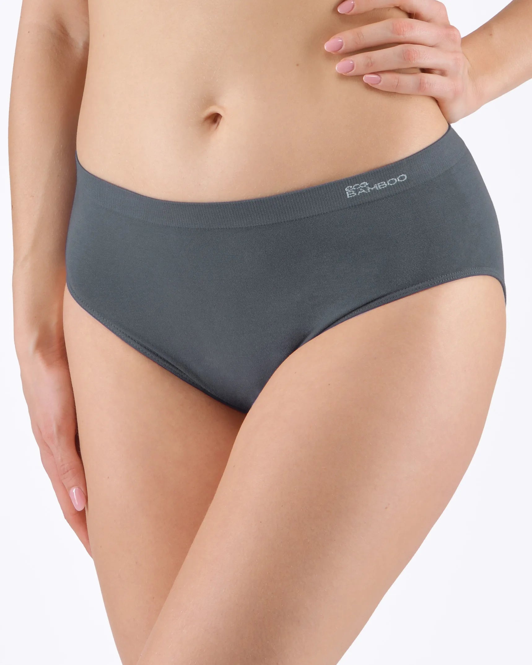 Hlačke z višjim pasom L in XXL | Eco Bamboo