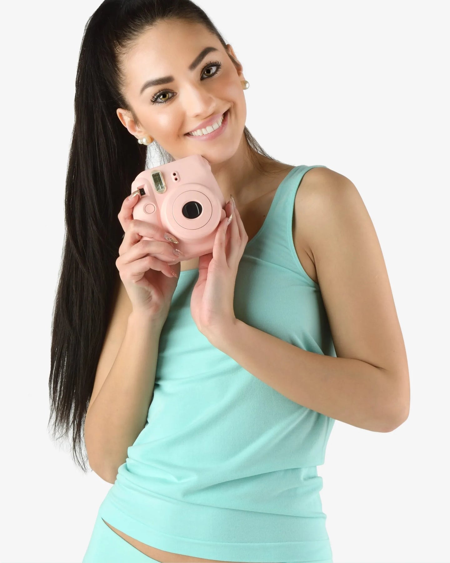 Daljša majica brez rokavov iz bambusa in bombaža